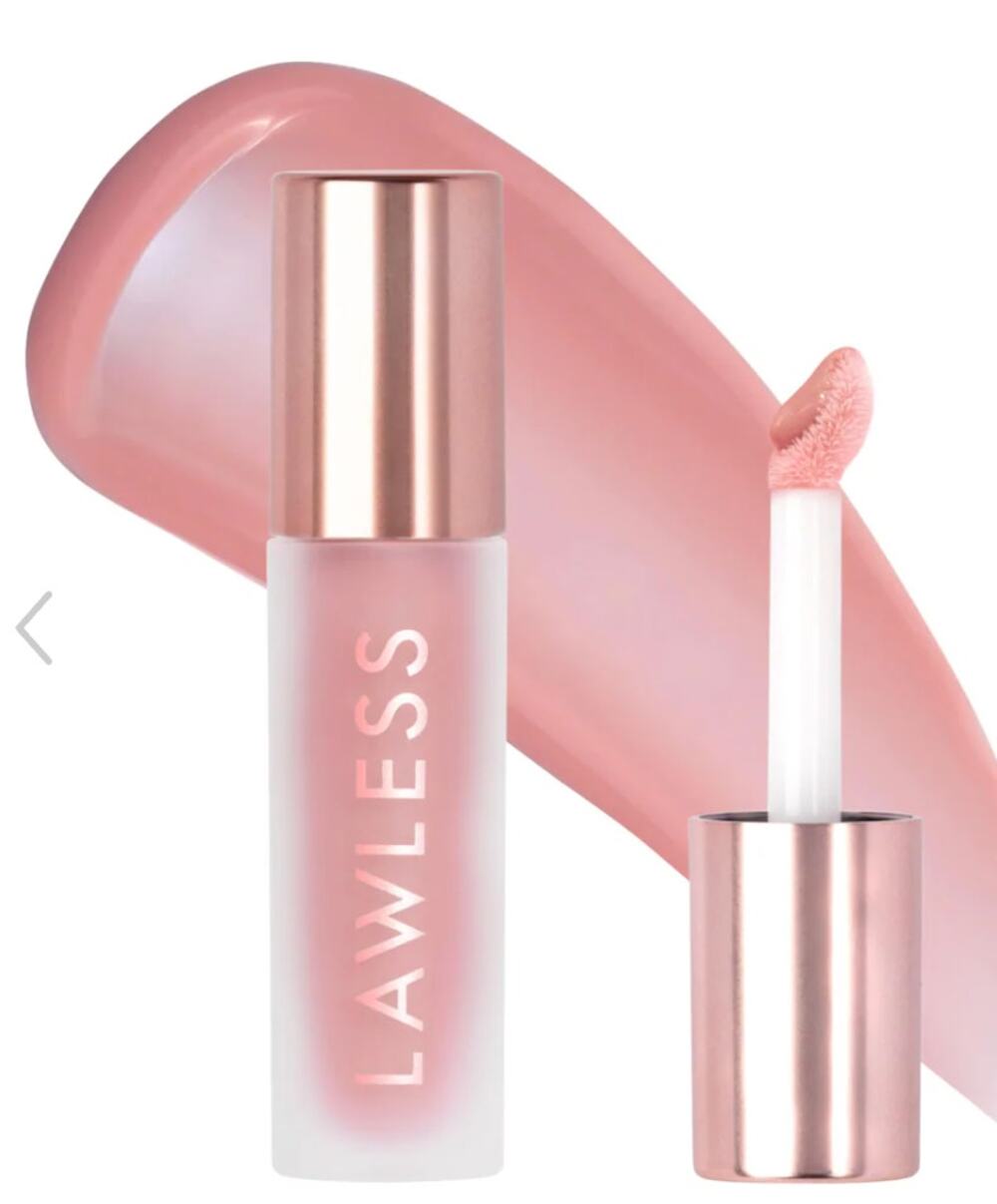 Lawless Forget The Filler Lip Plumper Smoothing Gloss Blushed Sand